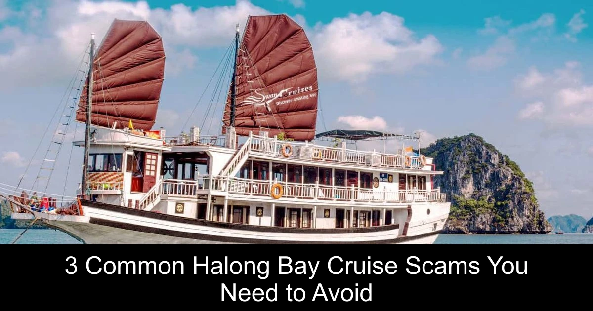 3 Common Halong Bay Cruise Scams You Need to Avoid