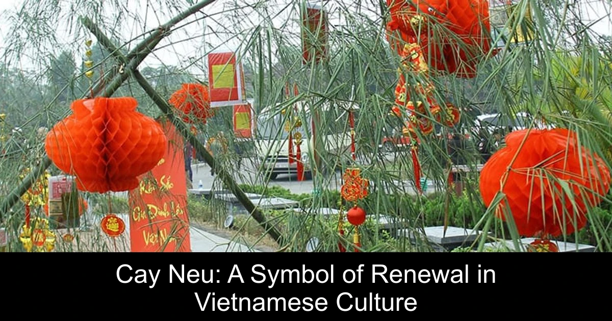Cay Neu: A Symbol of Renewal in Vietnamese Culture
