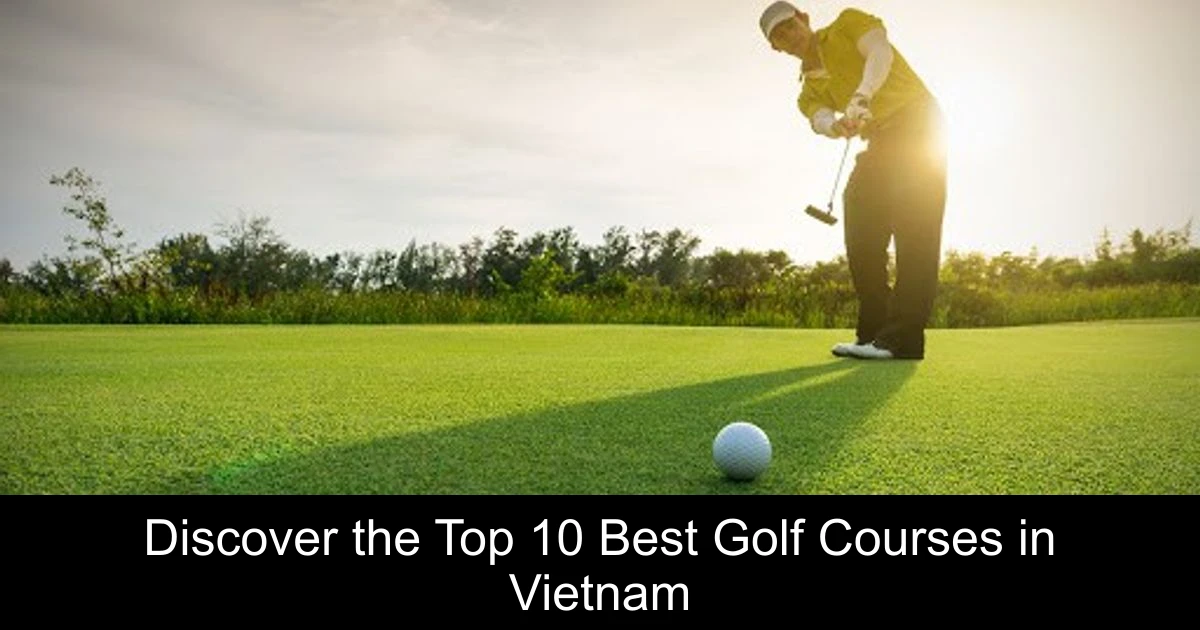 Discover the Top 10 Best Golf Courses in Vietnam