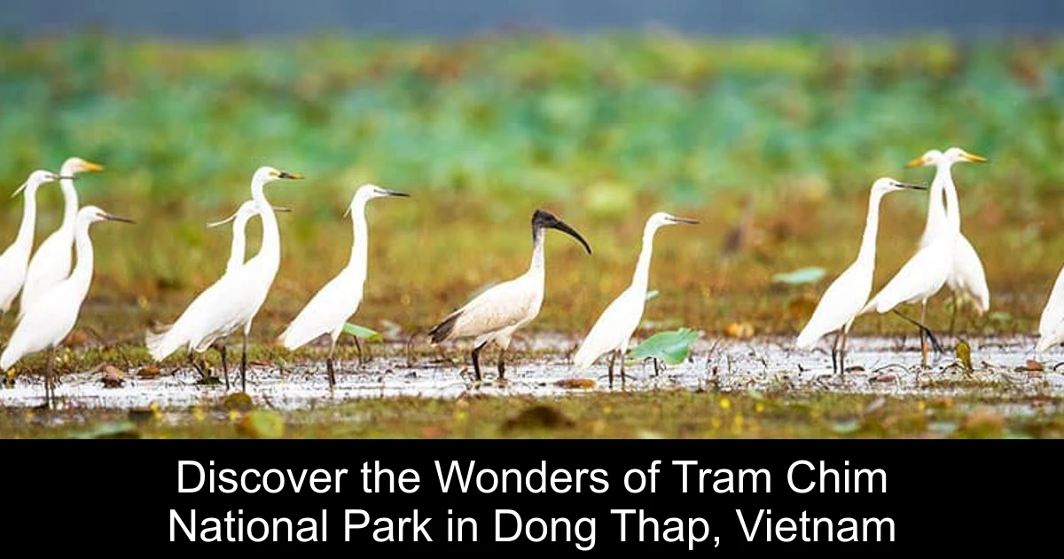Discover the Wonders of Tram Chim National Park in Dong Thap, Vietnam