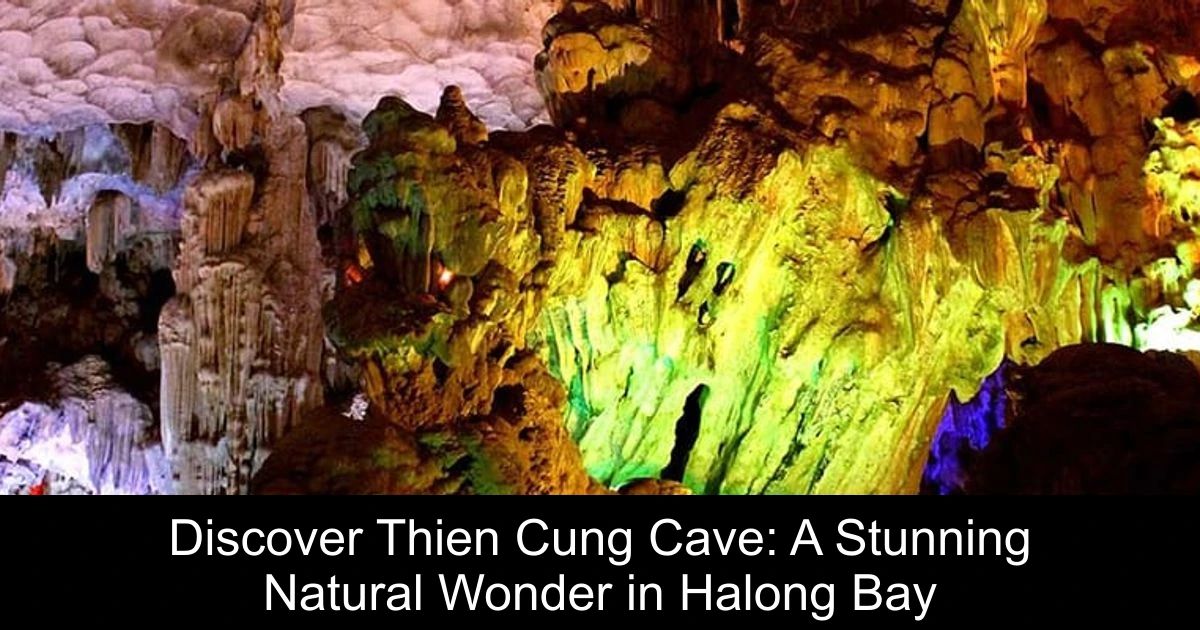 Discover Thien Cung Cave: A Stunning Natural Wonder in Halong Bay