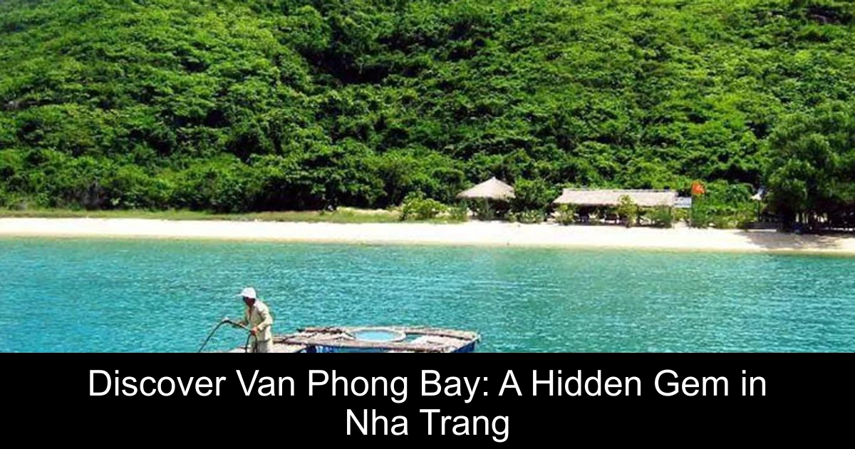 Discover Van Phong Bay: A Hidden Gem in Nha Trang
