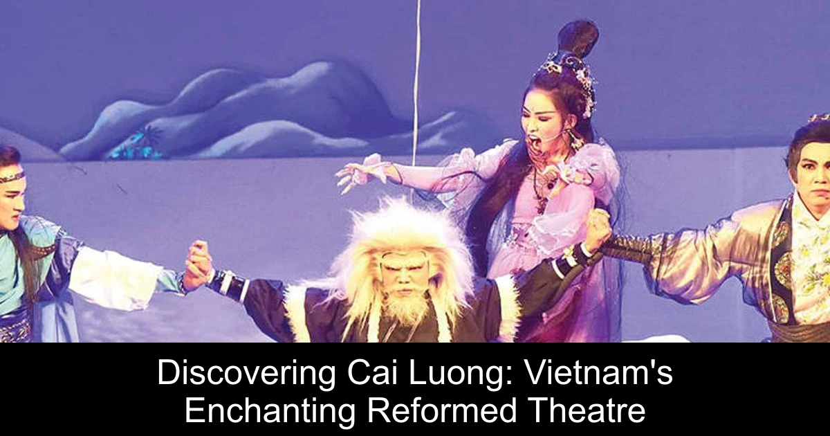 Discovering Cai Luong: Vietnam's Enchanting Reformed Theatre