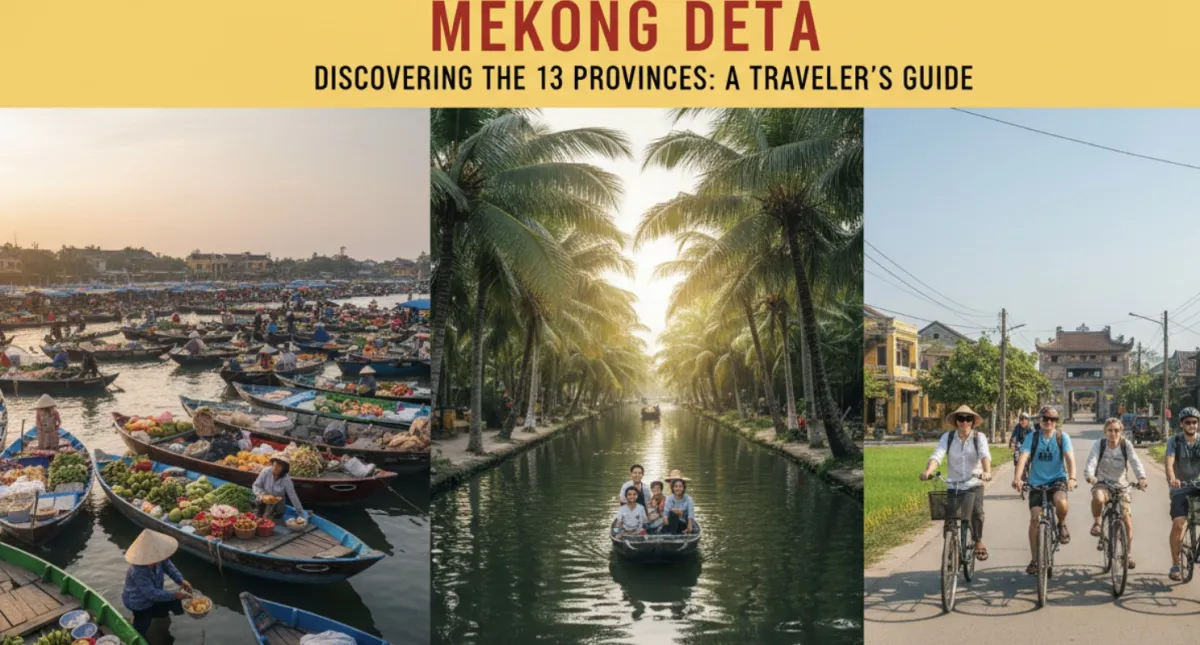 Discovering the 13 Provinces of the Mekong Delta: A Traveler's Guide