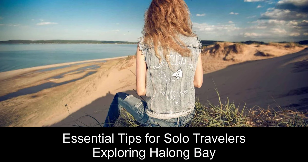 Essential Tips for Solo Travelers Exploring Halong Bay