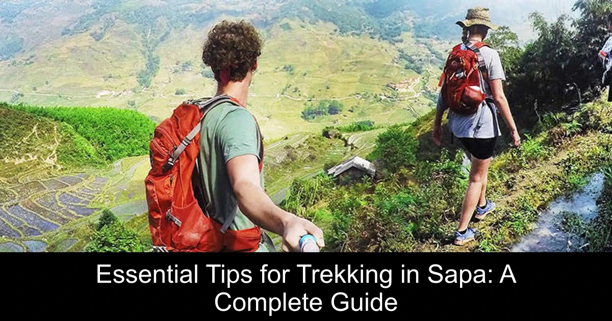 Essential Tips for Trekking in Sapa: A Complete Guide