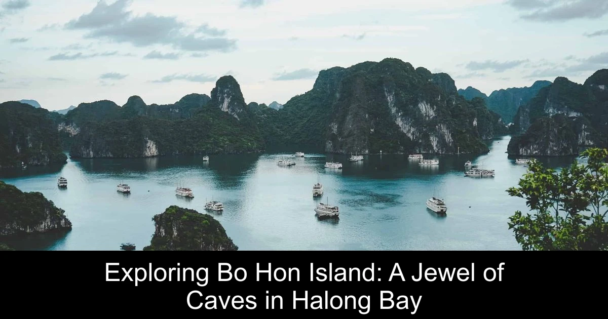 Exploring Bo Hon Island: A Jewel of Caves in Halong Bay