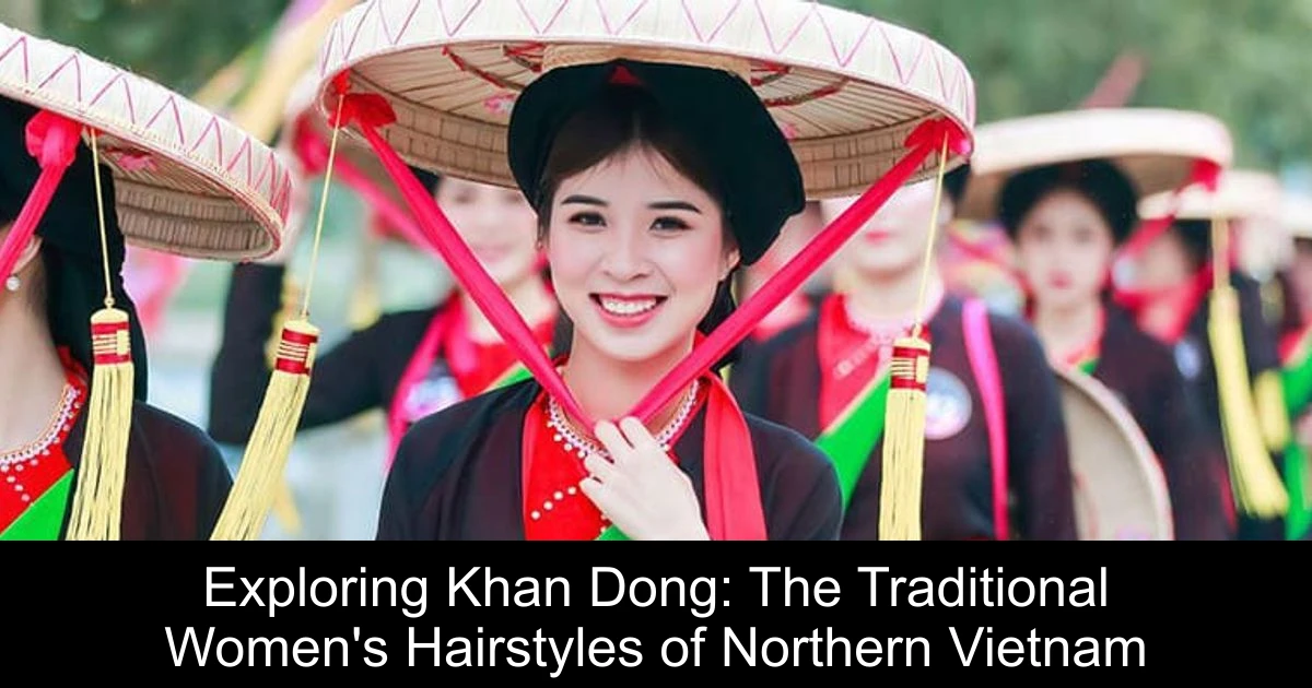 Exploring Khan Dong: The Traditional Women's Hairstyles of Northern Vietnam