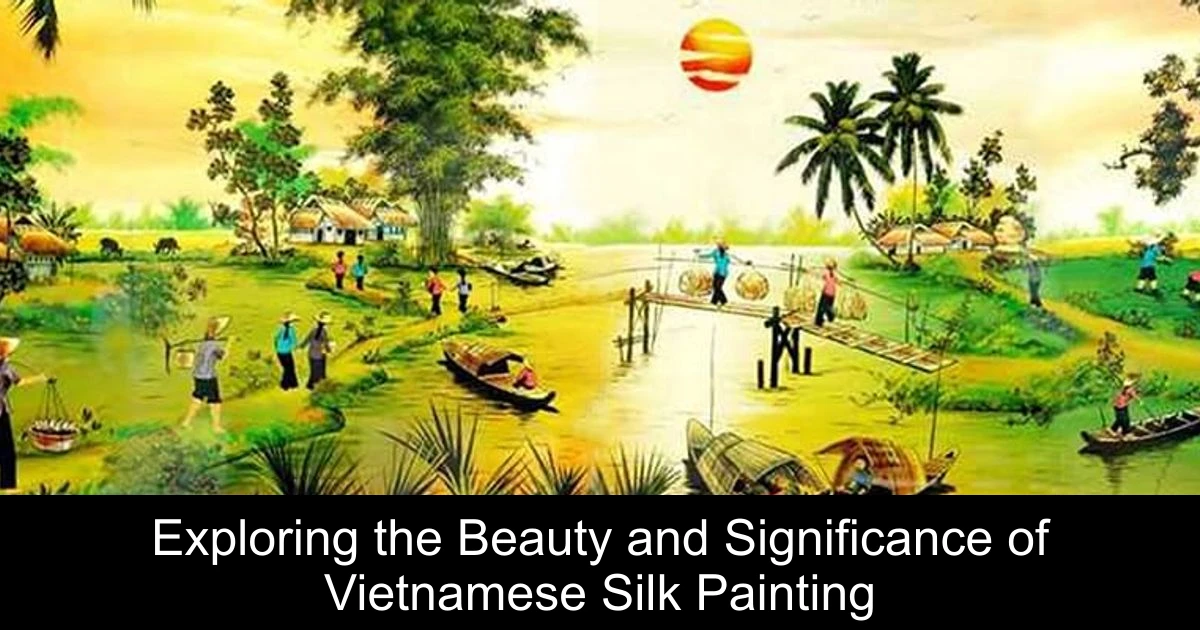 Exploring the Beauty and Significance of Vietnamese Silk Painting