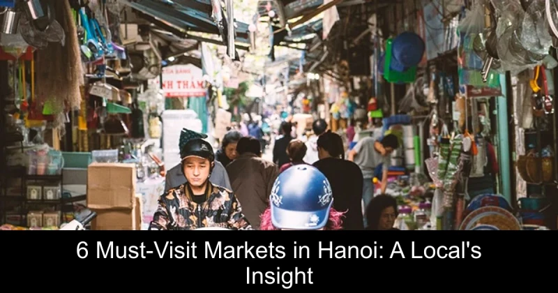 6 Must-Visit Markets in Hanoi: A Local's Insight