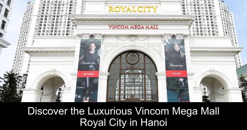 Discover the Luxurious Vincom Mega Mall Royal City in Hanoi