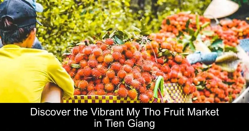 Discover the Vibrant My Tho Fruit Market in Tien Giang