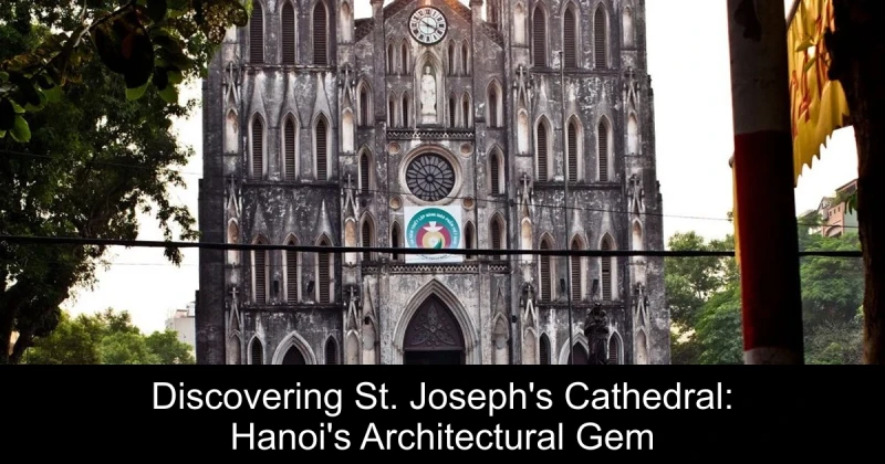 Discovering St. Joseph's Cathedral: Hanoi's Architectural Gem