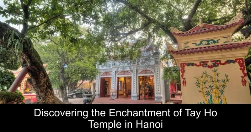 Discovering the Enchantment of Tay Ho Temple in Hanoi