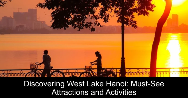 Discovering West Lake Hanoi: Must-See Attractions and Activities
