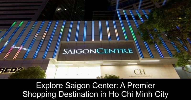 Explore Saigon Center: A Premier Shopping Destination in Ho Chi Minh City