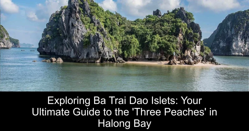 Exploring Ba Trai Dao Islets: Your Ultimate Guide to the 'Three Peaches' in Halong Bay