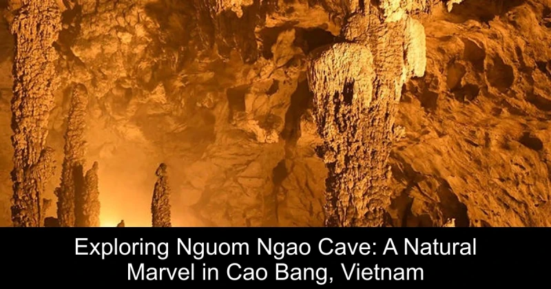 Exploring Nguom Ngao Cave: A Natural Marvel in Cao Bang, Vietnam