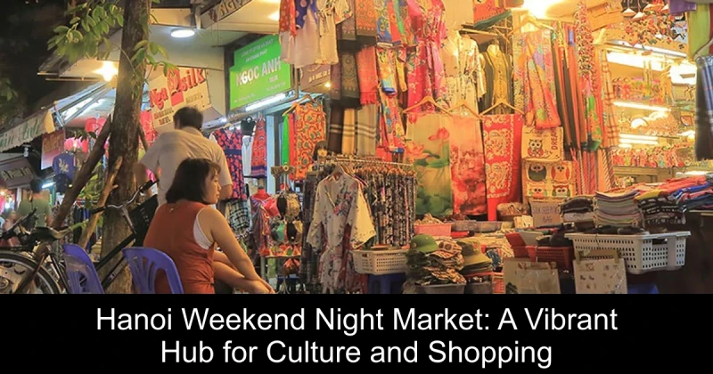 Hanoi Weekend Night Market: A Vibrant Hub for Culture and Shopping