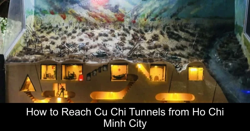 How to Reach Cu Chi Tunnels from Ho Chi Minh City