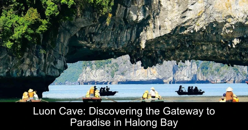 Luon Cave: Discovering the Gateway to Paradise in Halong Bay