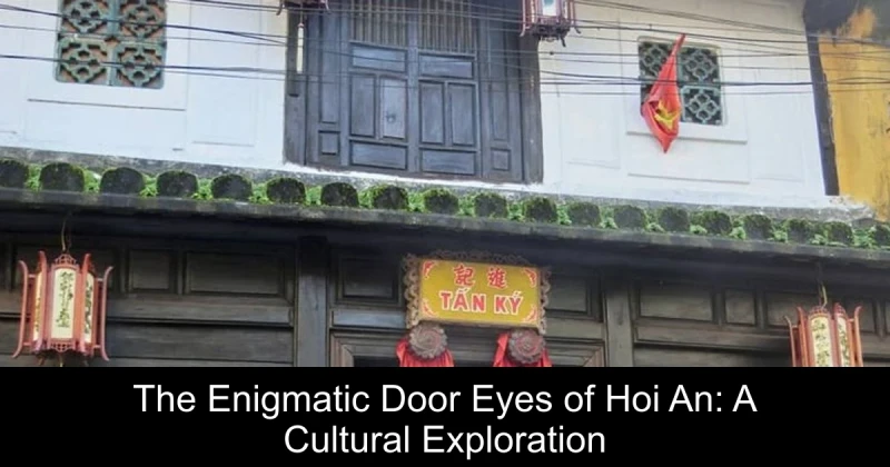The Enigmatic Door Eyes of Hoi An: A Cultural Exploration