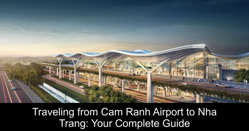 Traveling from Cam Ranh Airport to Nha Trang: Your Complete Guide
