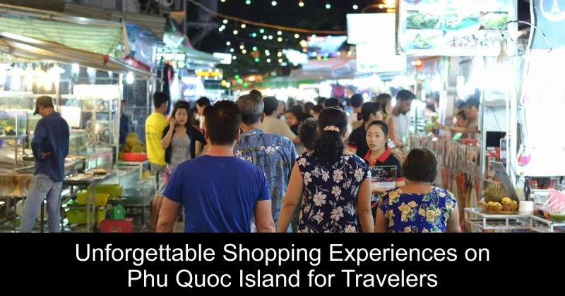Unforgettable Shopping Experiences on Phu Quoc Island for Travelers