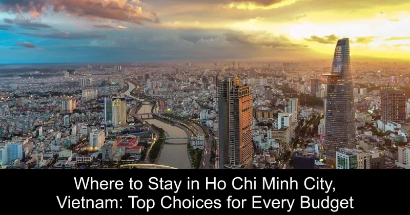 Where to Stay in Ho Chi Minh City, Vietnam: Top Choices for Every Budget