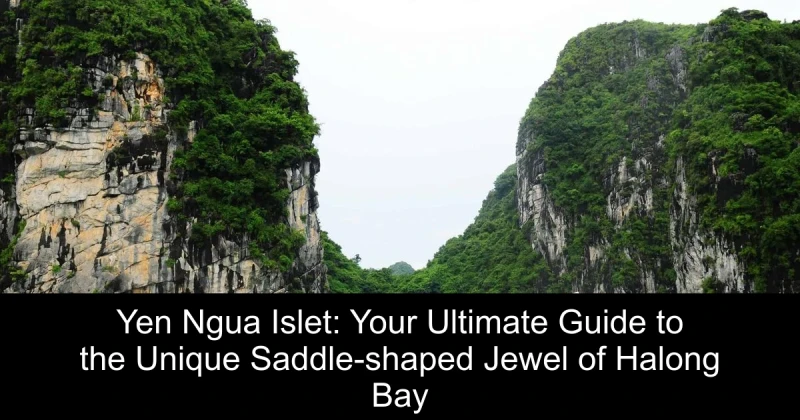 Yen Ngua Islet: Your Ultimate Guide to the Unique Saddle-shaped Jewel of Halong Bay