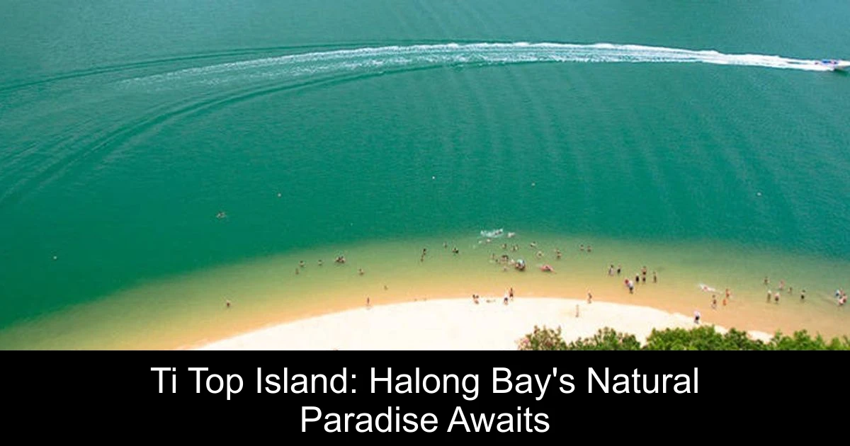 Ti Top Island: Halong Bay's Natural Paradise Awaits